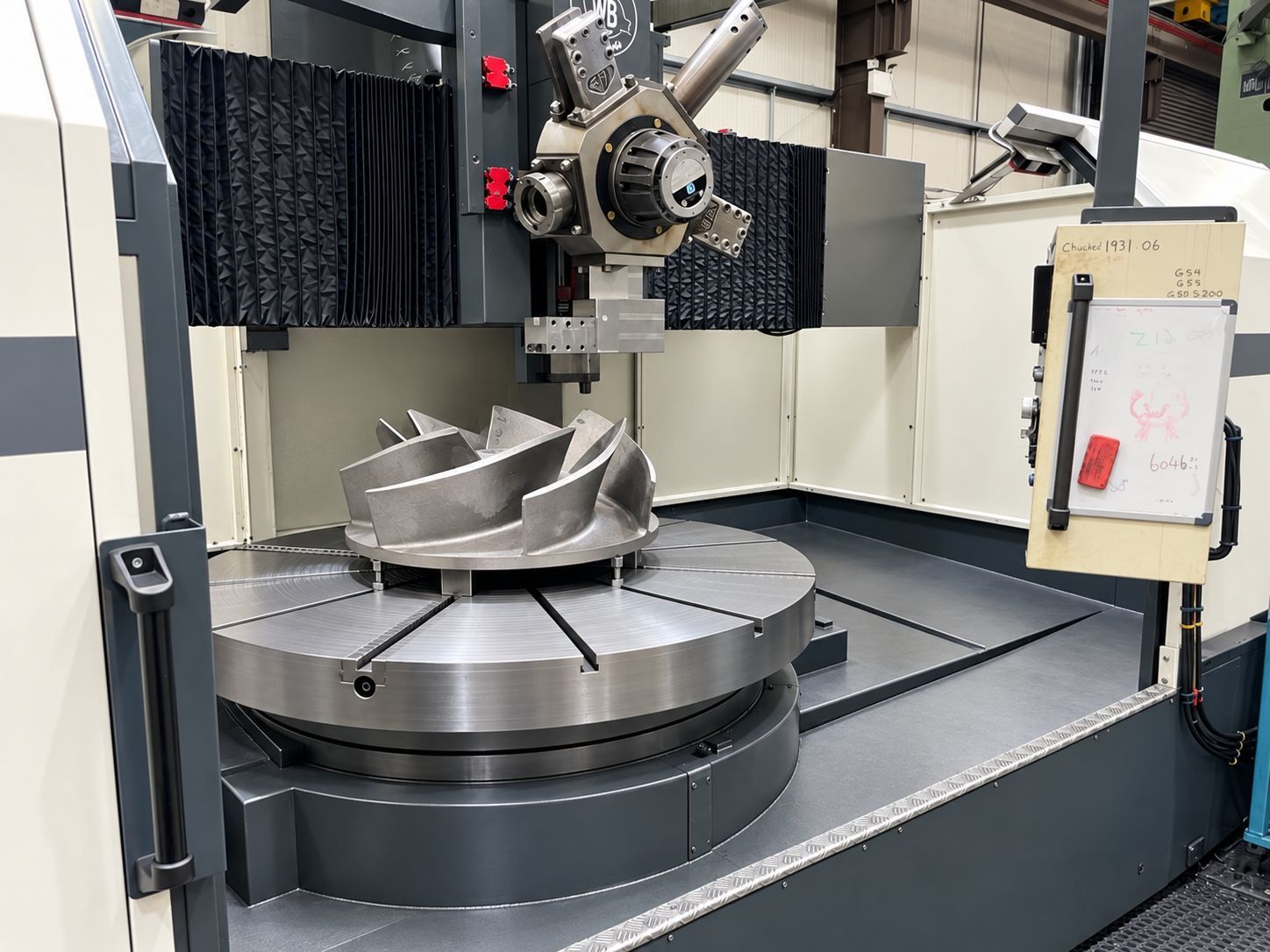 CNC Vertical Boring / Turning, Millbrook Precision Engineering, Clay Cross