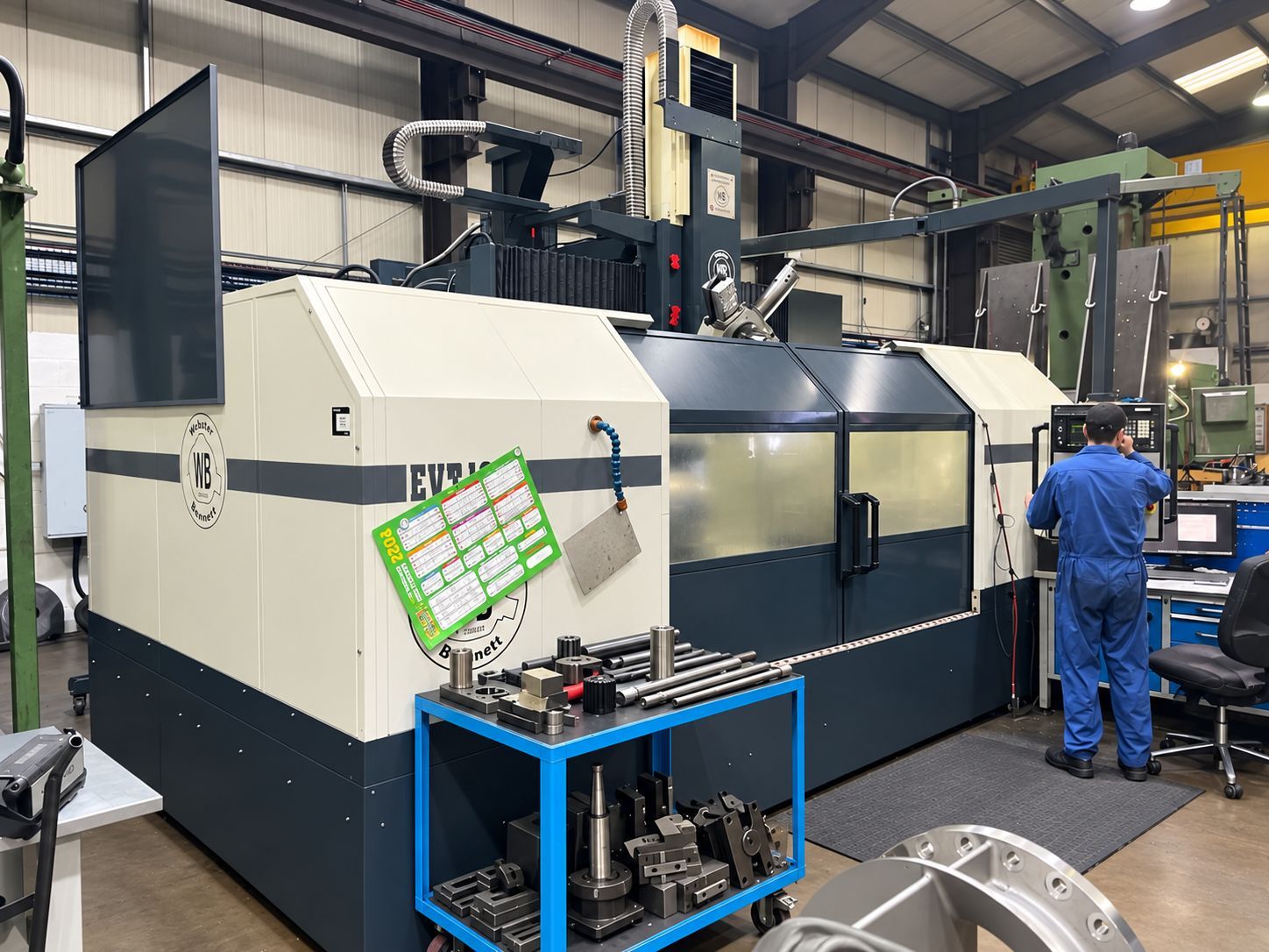 6ft CNC Vertical Boring / Turning Machine, Millbrook Precision Engineering, Clay Cross